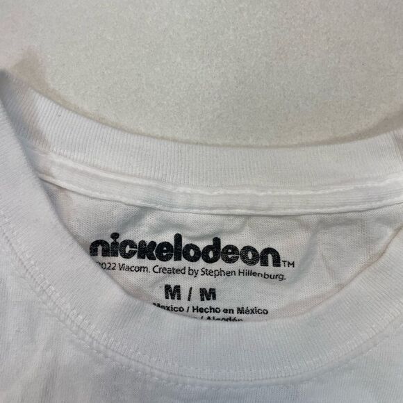 Spongebob Squarepants Bikini Bottom Crew Graphic T-shirt Women Medium White - Picture 3 of 4